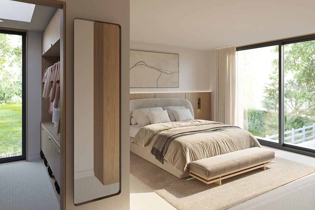 Interior of the Gowans, New Housing development in Cumnor Hill, Oxford