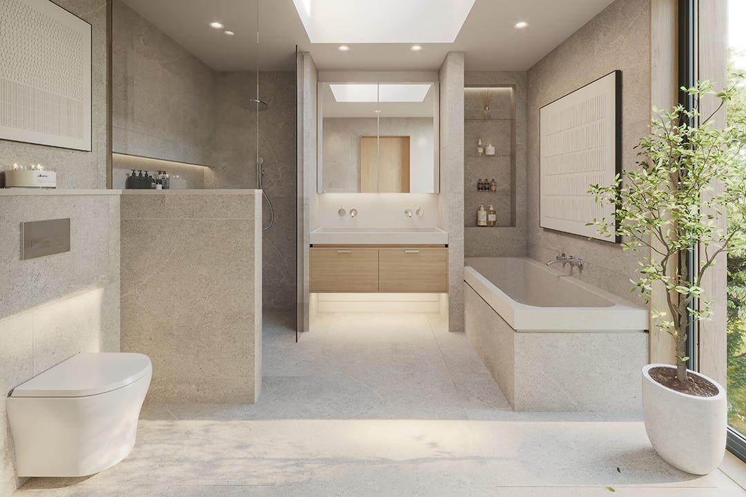 Interior of the Gowans, New Housing development in Cumnor Hill, Oxford