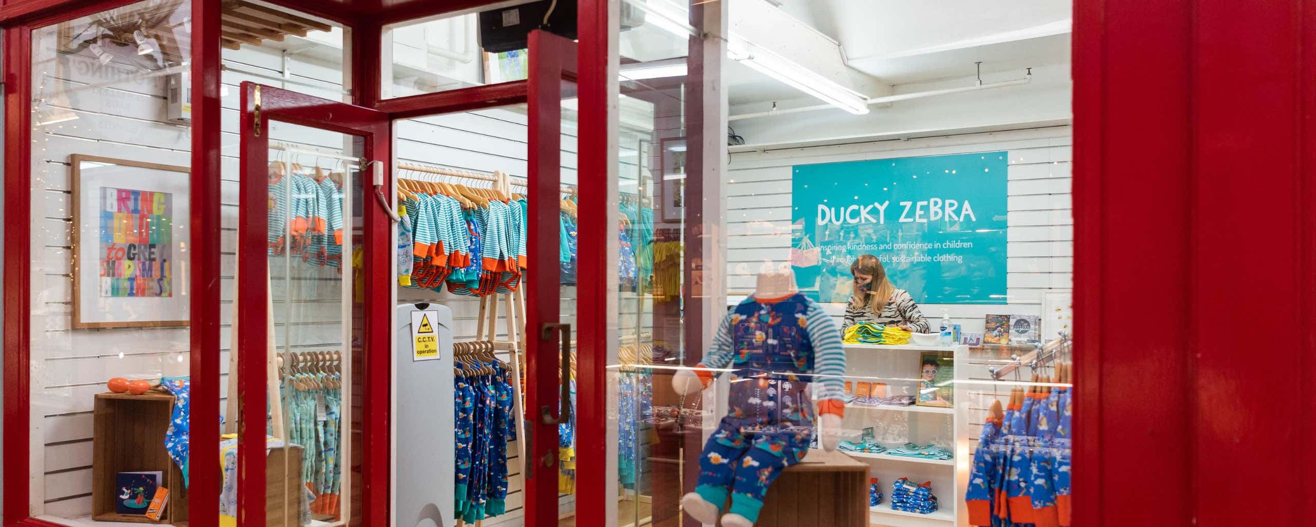 ducky zebra shop front