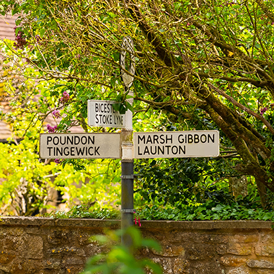 Signs in charndon