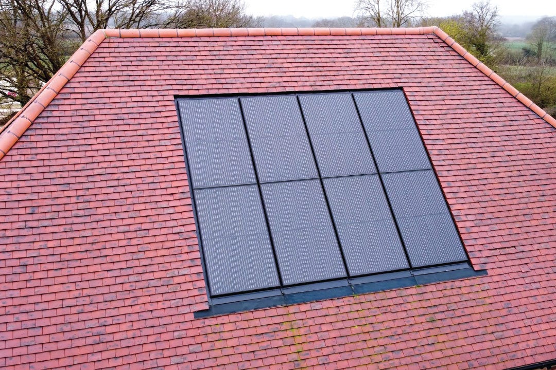 solar panels on a house at meadow view buckinghamshire new home
