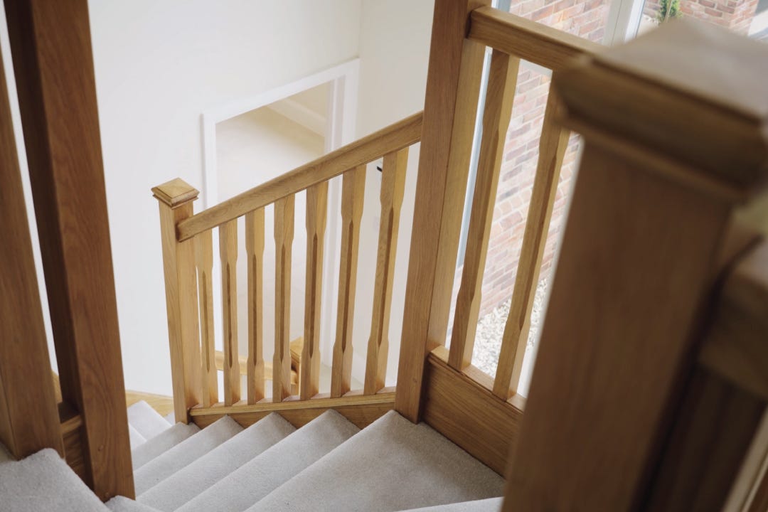 stairs at Meadow View a new home development in Charndon Buckinghamshire