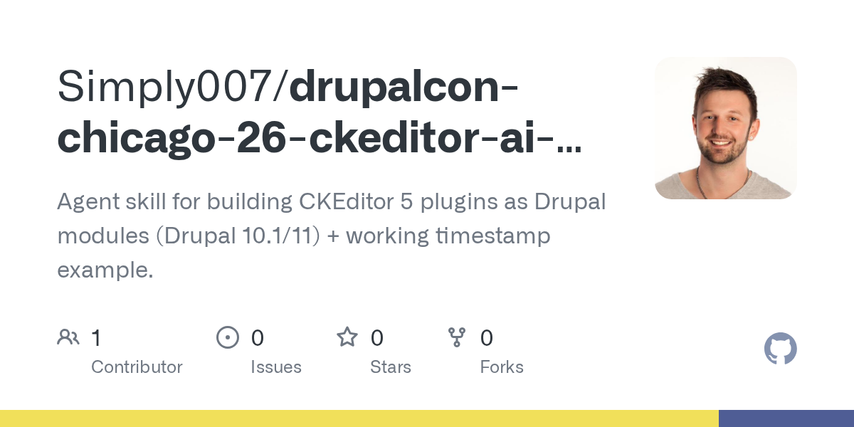 CKEditor 5 Timestamp Plugin for Drupal: Vibe-Coded at DrupalCon Chicago 2026