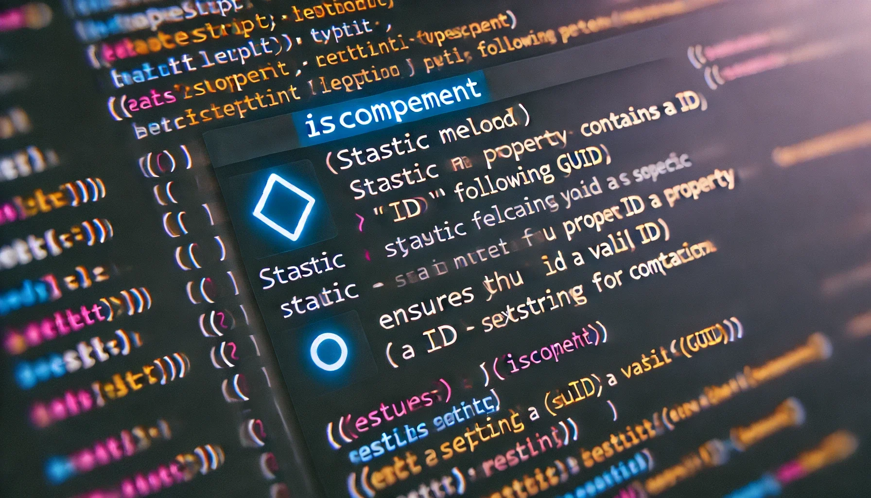 Banner for isComponent gotcha