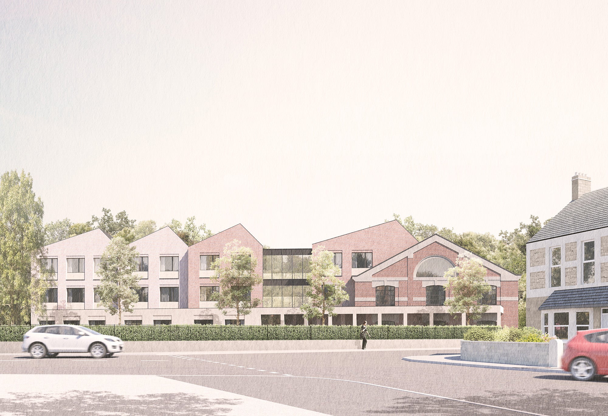CGI for a care home development site drawn up by Harris Irwin Associates