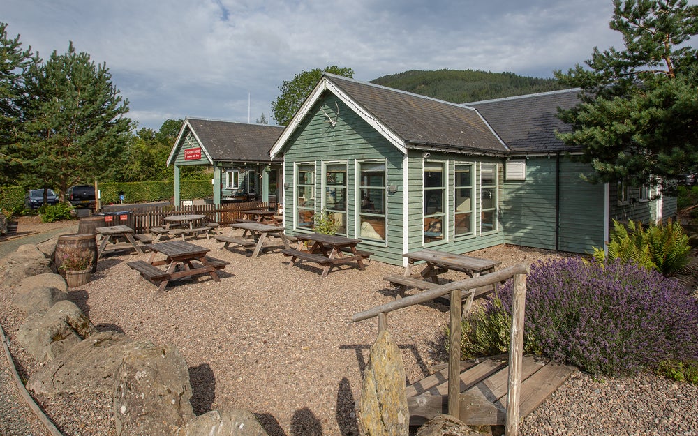 Close up of highlands safaris and deer centre.