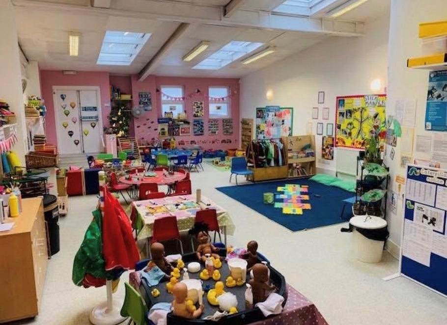 Internal photo of Stepping Stones Nursery in Shepherd’s Bush, West London.