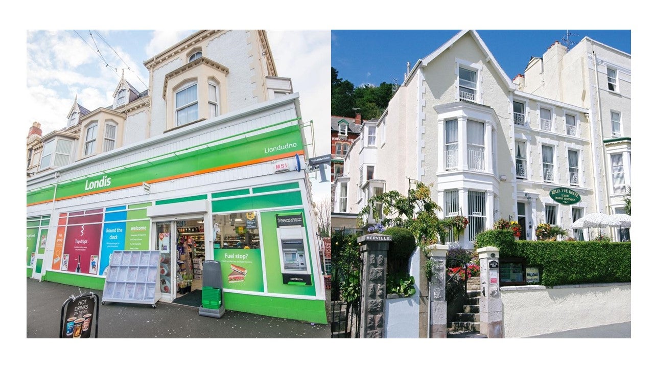 Londis Late and Belle Vue House in Llandudno