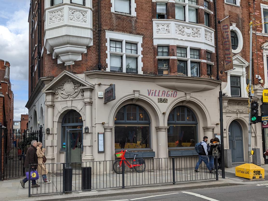 The former Villagio restaurant in Hammersmith, West London