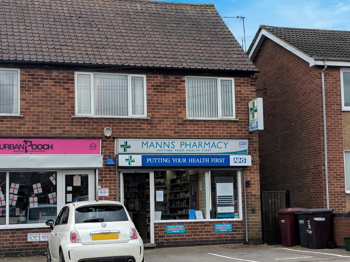 Manns Pharmacy in Nottinghamshire