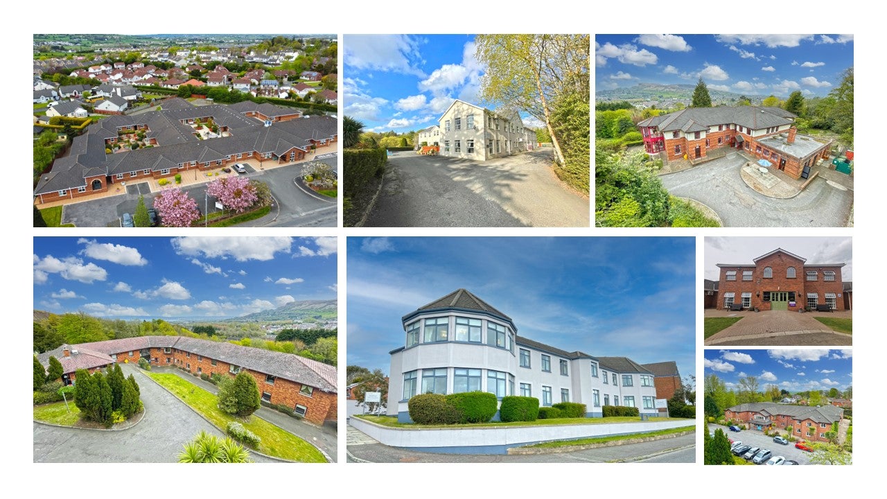 A collection of seven care homes formerly owned by Larchwood Care (NI) Limited
