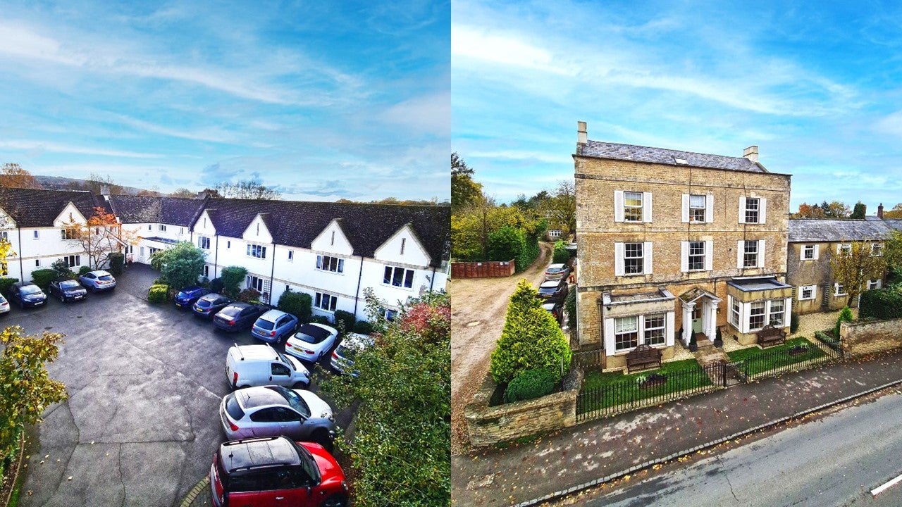 Rosebank care home and Churchfields care home, both in Oxfordshire