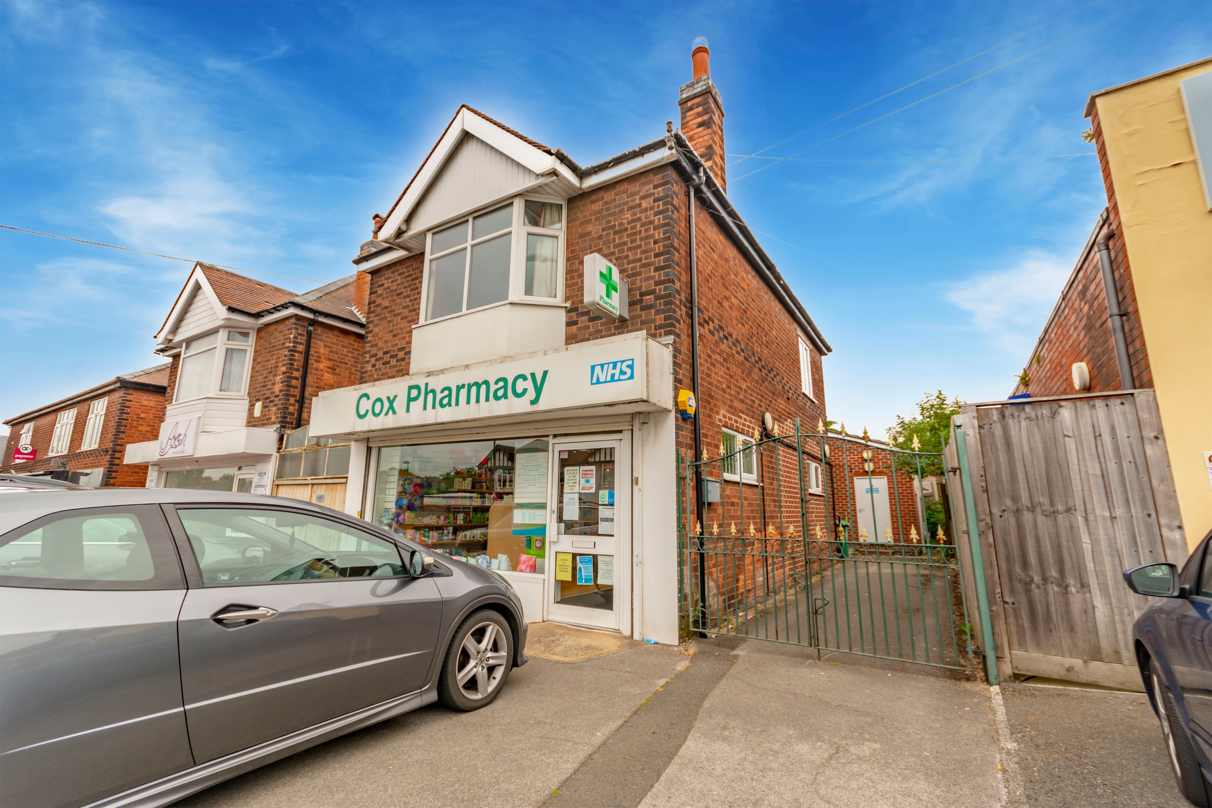 Cox Pharmacy in Nottingham.