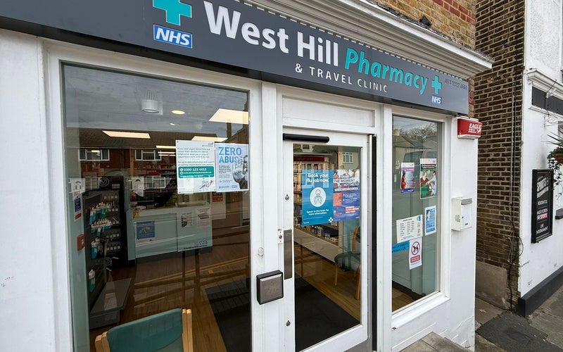 West Hill Pharmacy in Dartford, Kent.