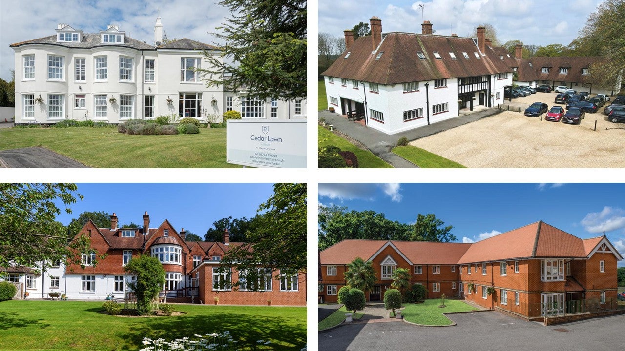 A portfolio of four care homes in southern Hampshire, previously owned by Allegra Care