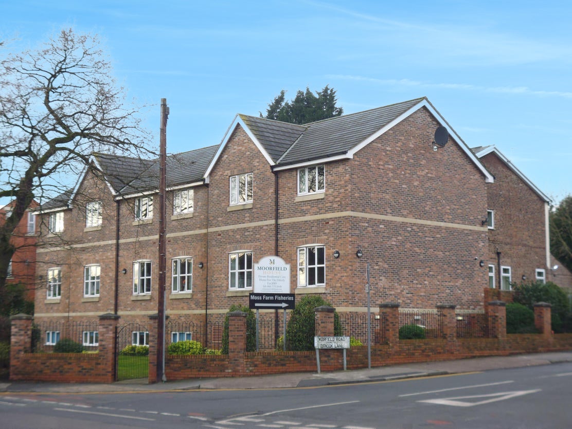 Moorfield House care home in Irlam, Manchester