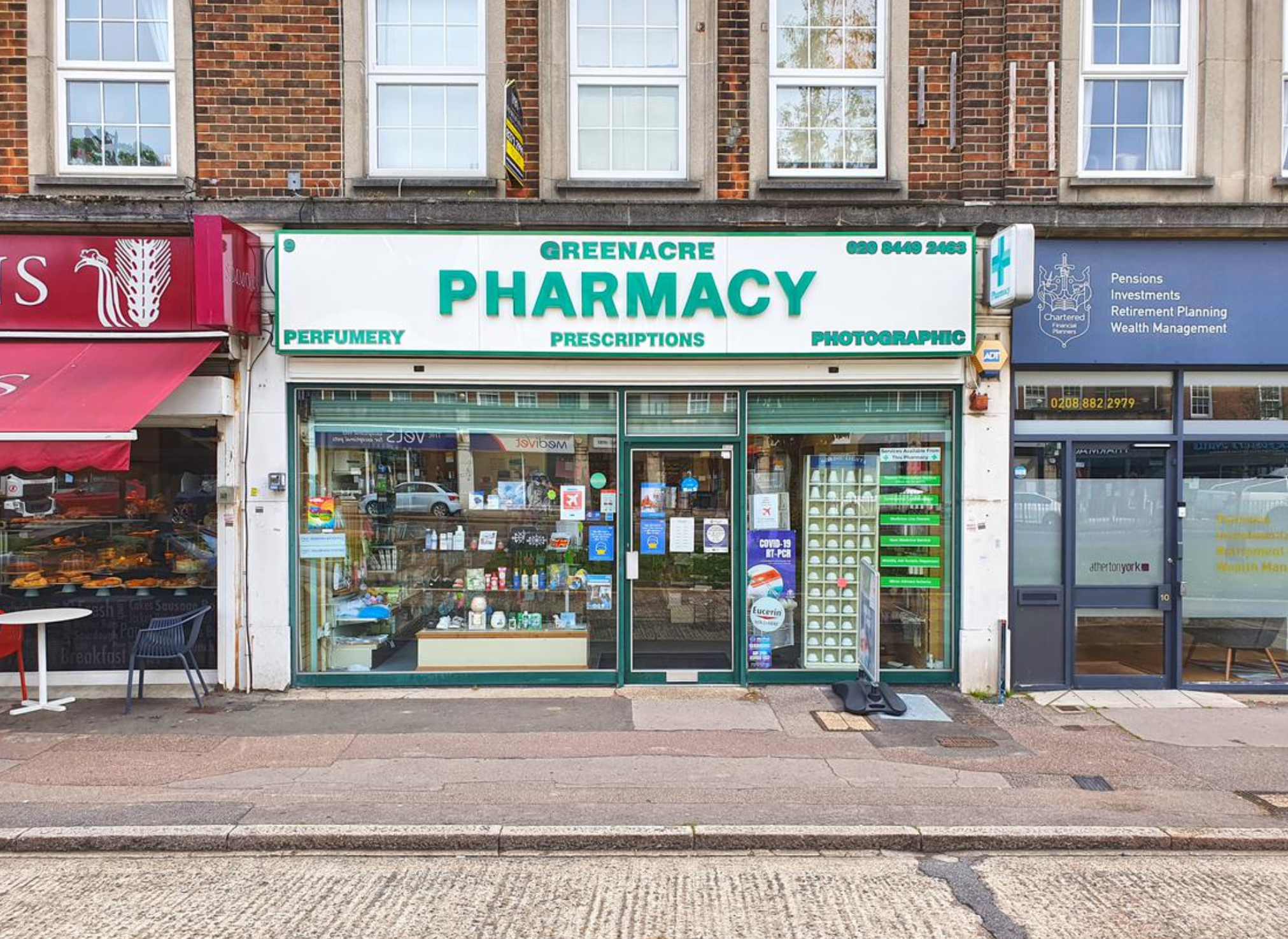 Greenacre Pharmacy in north London