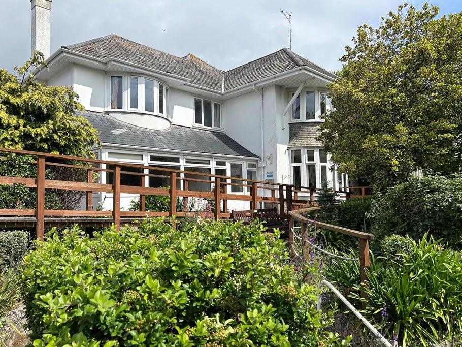 The former care home Frensham House in Brixham, South Devon.
