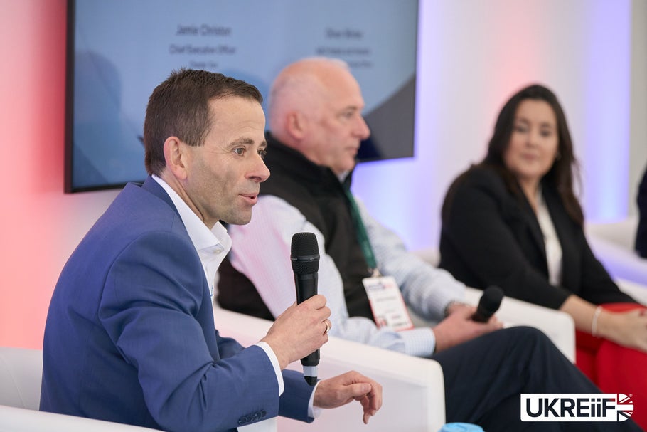 Photo from the ‘Check in or check out: rewriting the playbook for hotels, leisure, and tourism’ panel at UKREiiF 2026