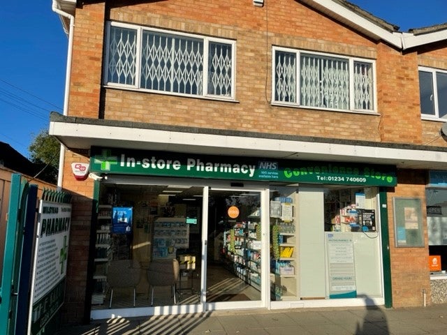Wilstead Pharmacy in Bedfordshire.