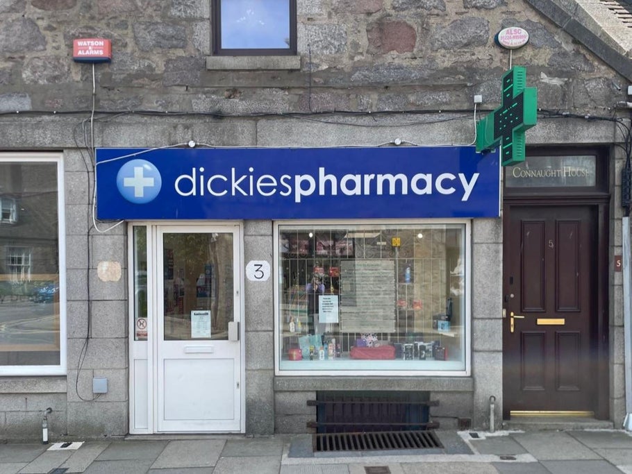 A Dickies Pharmacy branch in Aberdeen.