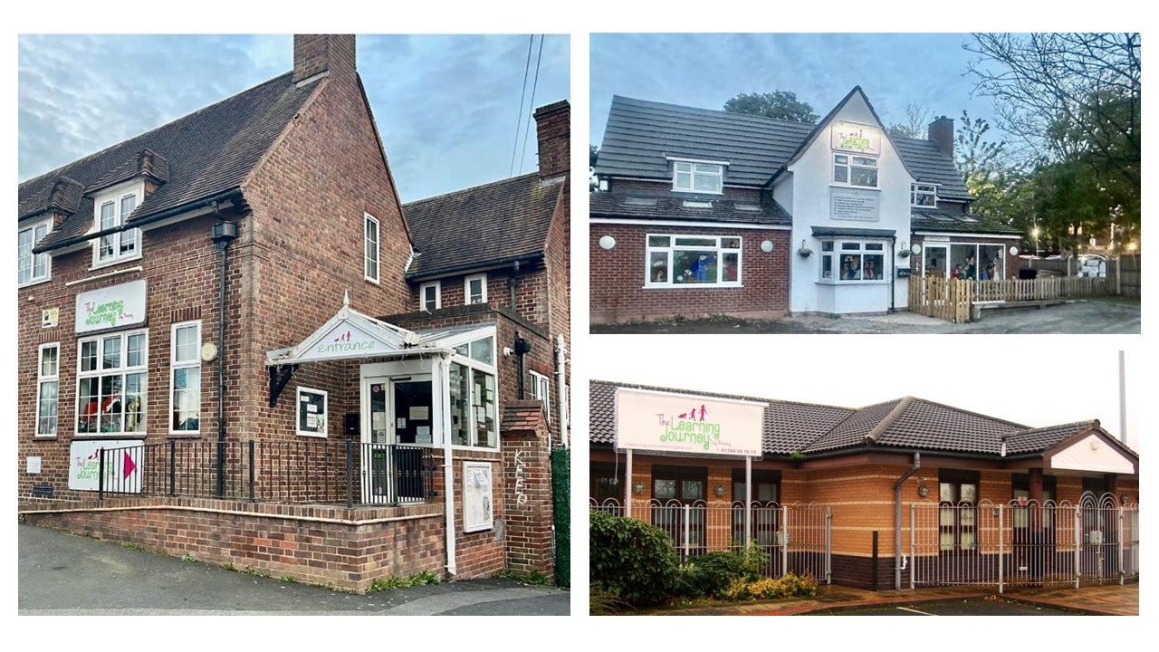 The Learning Journey Nursery Ltd - a group of three day nursery settings in Dudley, West Midlands.