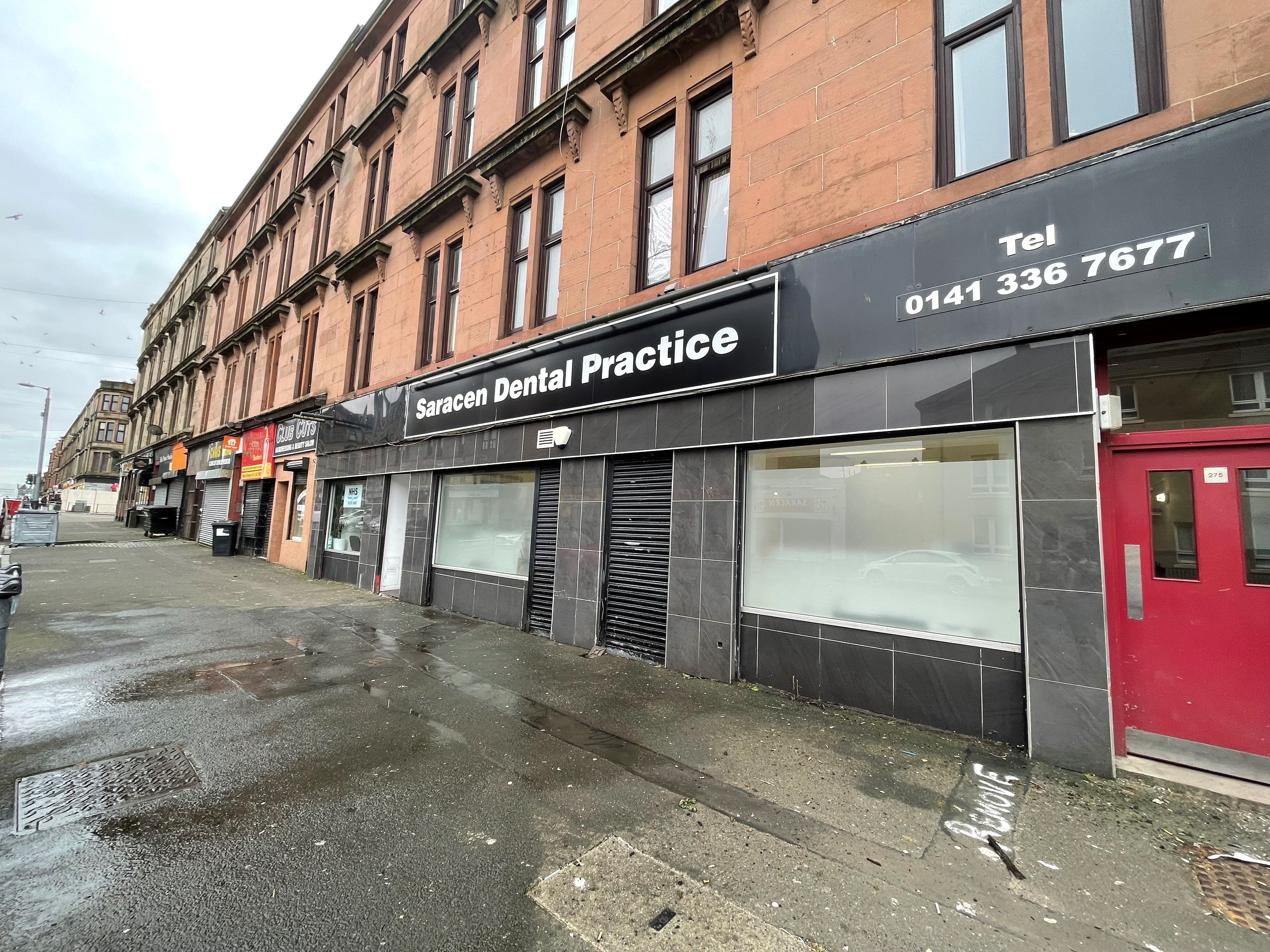 Saracen Dental Practice, located in the Possilpark area of Glasgow.
