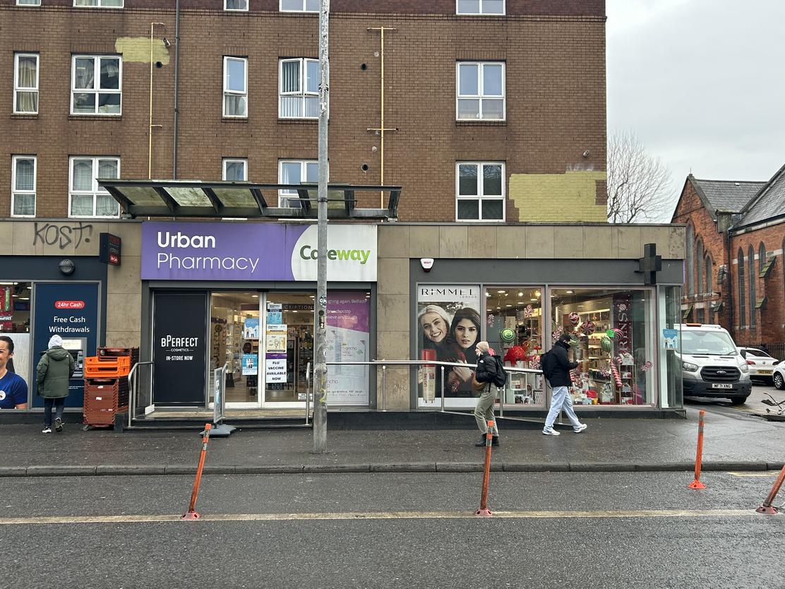 Urban Pharmacy in Belfast, Northern Ireland.