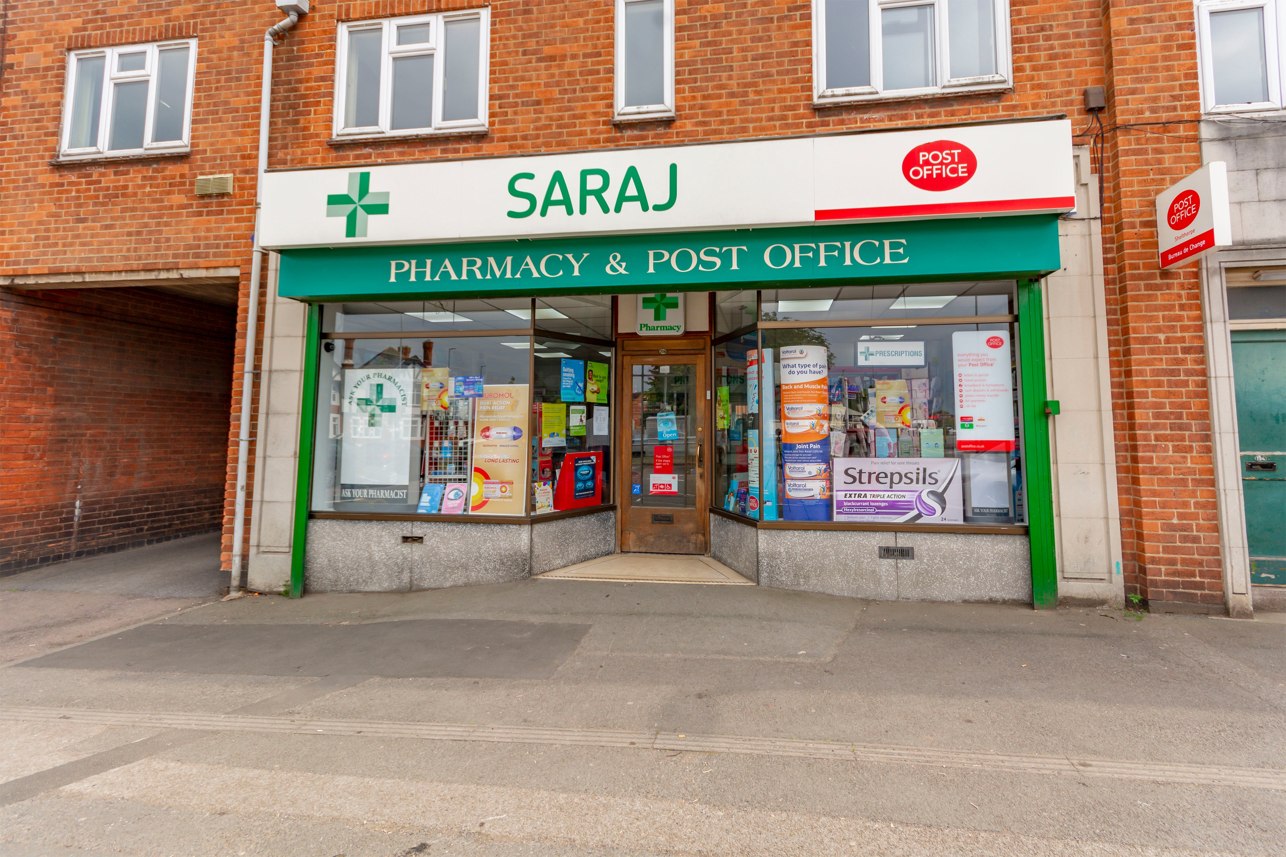 Saraj Pharmacy & Post Office in Loughborough
