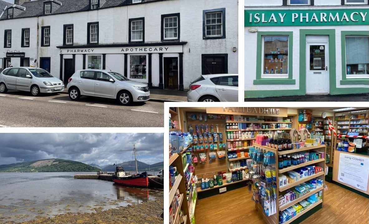 Islay Pharmacy on the Isle of Islay and Inveraray Pharmacy in Argyll