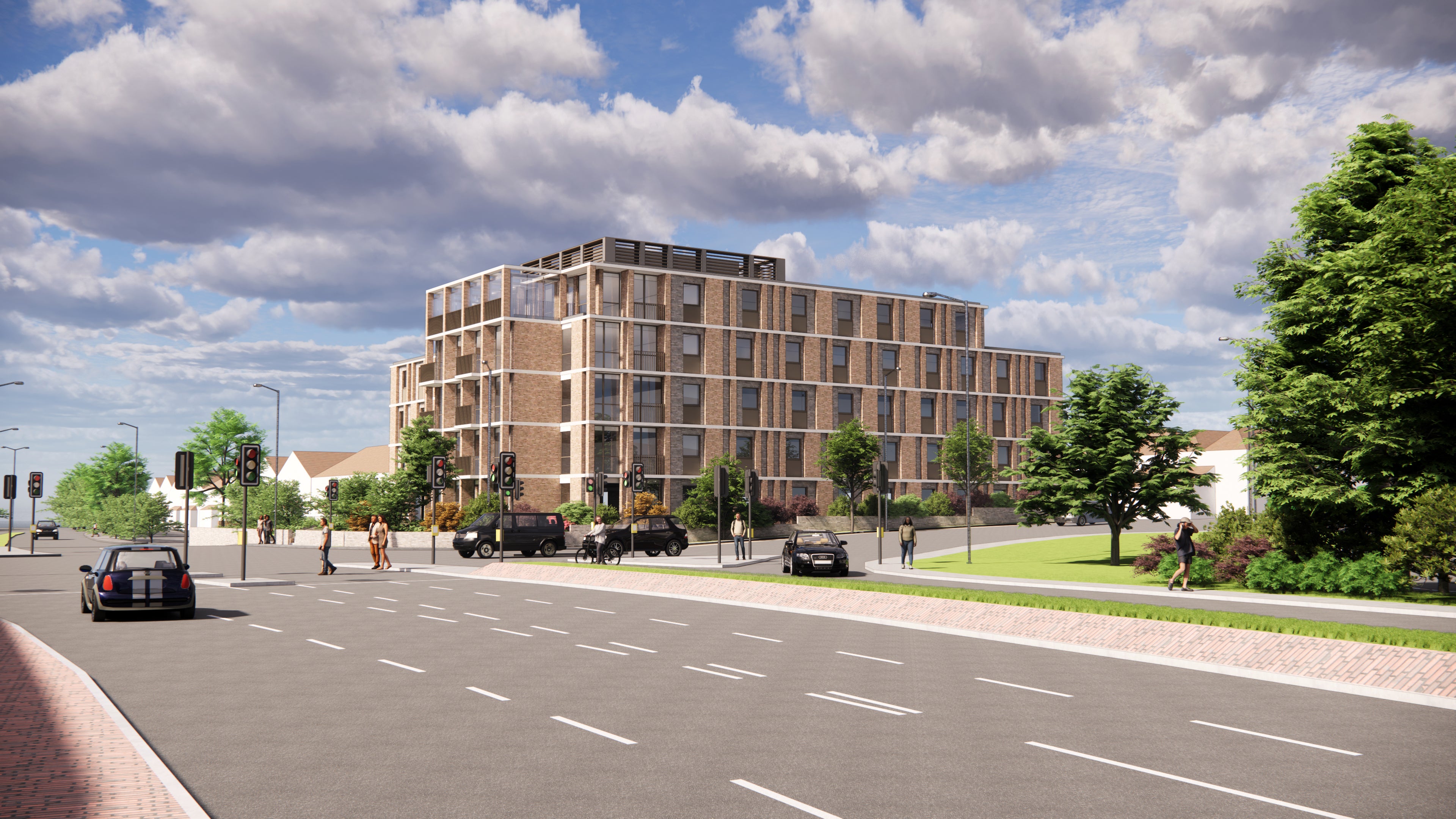 CGI for a care home scheme in Ewell, Surrey
