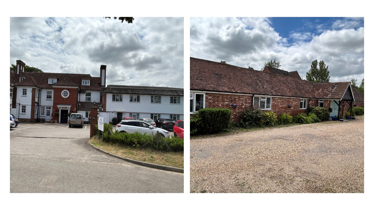 Downs House and Stroud House care homes in Petersfield, Hampshire