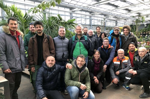 FC: Manutentori del verde visita alla serra di Laimburg FC: Manutentori del verde visita alla serra di Laimburg