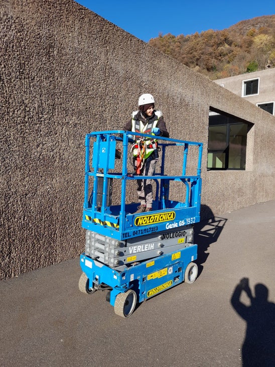 PLE: corsista sulla piattaforma a terra PLE: corsista sulla piattaforma a terra