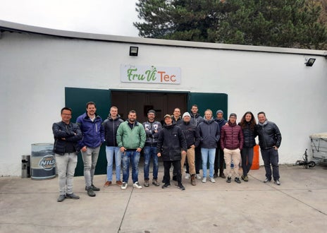 FC imprenditore agricolo - visita aziendale: foto di gruppo dei corsisti in visita FC imprenditore agricolo - visita aziendale: foto di gruppo dei corsisti in visita