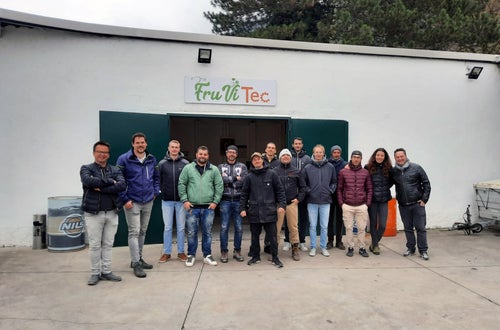 FC imprenditore agricolo - visita aziendale: foto di gruppo dei corsisti in visita FC imprenditore agricolo - visita aziendale: foto di gruppo dei corsisti in visita