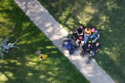Corso manutentori del verde - momento di pausa Corso manutentori del verde - momento di pausa