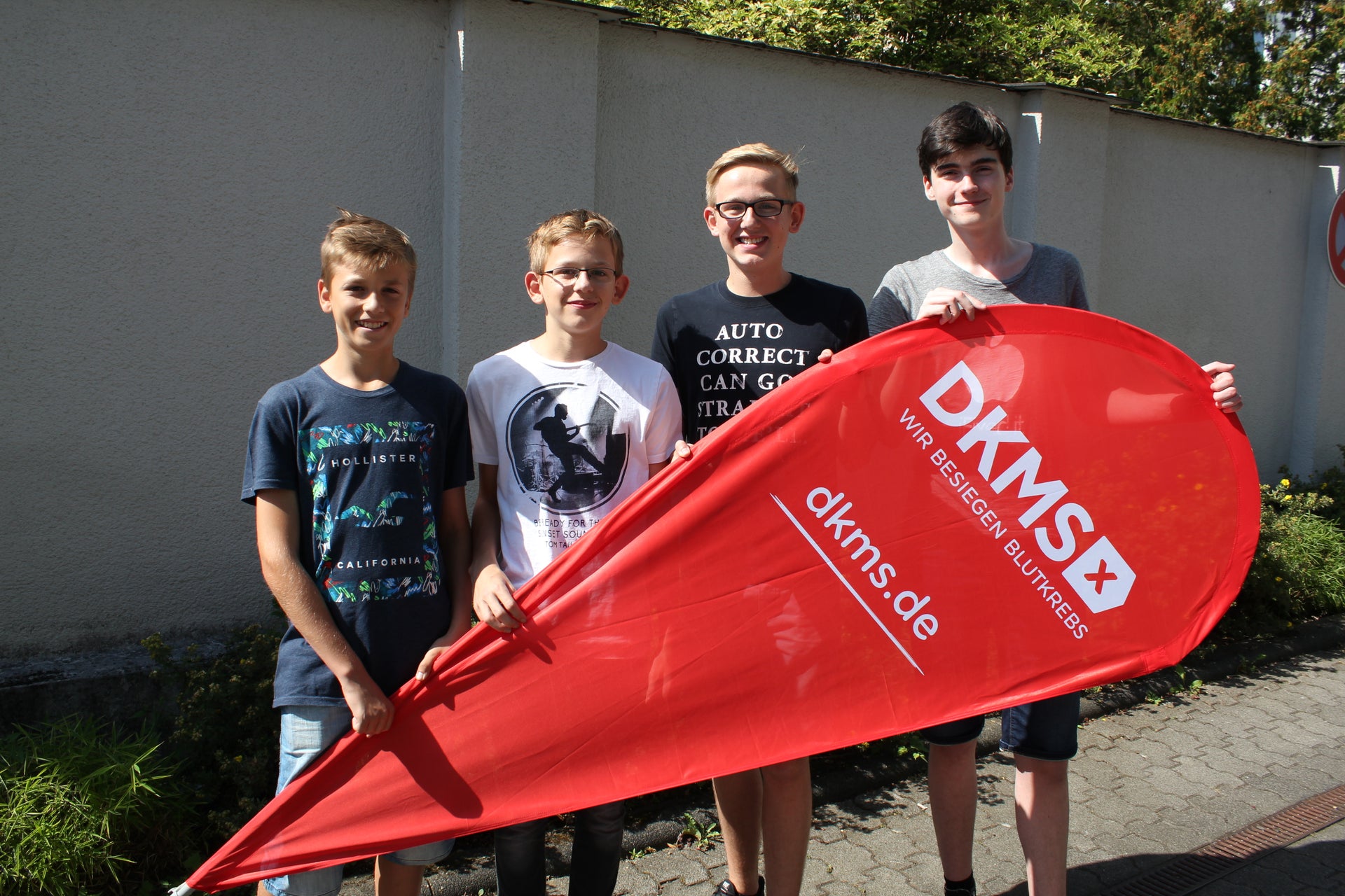 v.l. Mats Reinecke, Simon Geller, Jorin Geller, Aleksander Stepien v.l. Mats Reinecke, Simon Geller, Jorin Geller, Aleksander Stepien