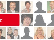 Eine Collage mit Gesichtern von Menschen und der Aufschrift Ehrenamtspreisträger Eine Collage mit Gesichtern von Menschen und der Aufschrift Ehrenamtspreisträger