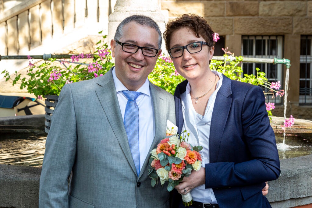 Vanessa und ihr Ehemann Vanessa und ihr Ehemann