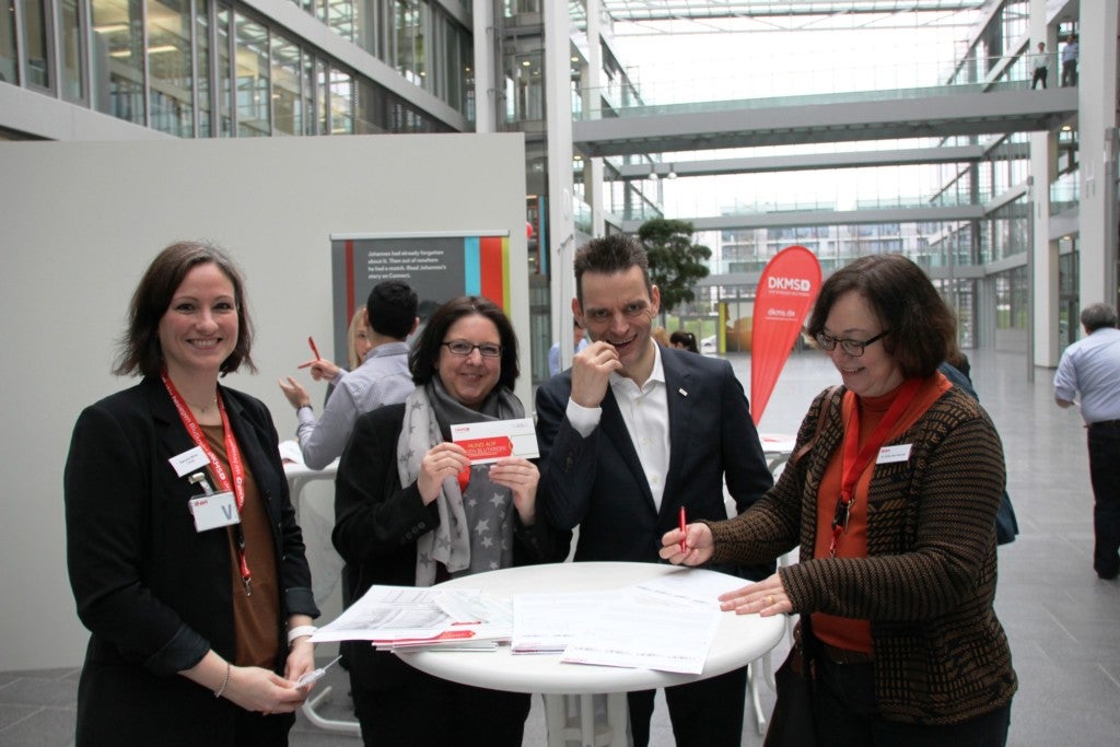 Registrierungsaktion bei E.ON in Essen Registrierungsaktion bei E.ON in Essen