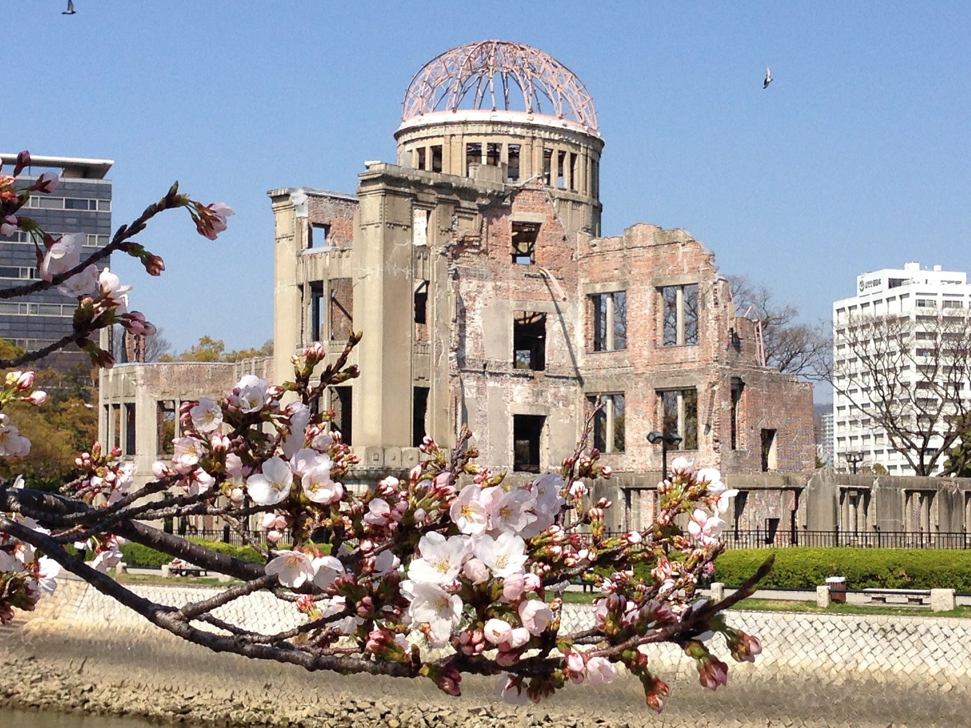 Das Friedensdenkmal in Hiroshima