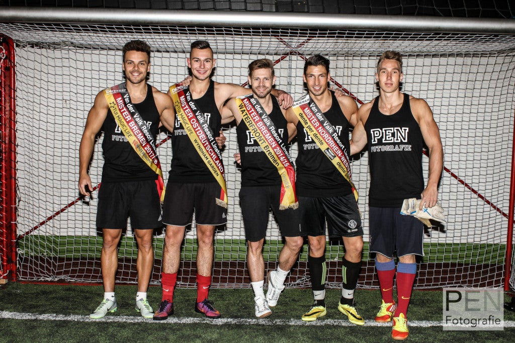Das Mister Germany-Team beim DKMS-Soccer-Charity in Oldenburg 2018; Foto: PEN Fotografie Das Mister Germany-Team beim DKMS-Soccer-Charity in Oldenburg 2018; Foto: PEN Fotografie