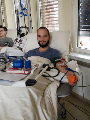 Stammzellspender bei Cellex in Dresden