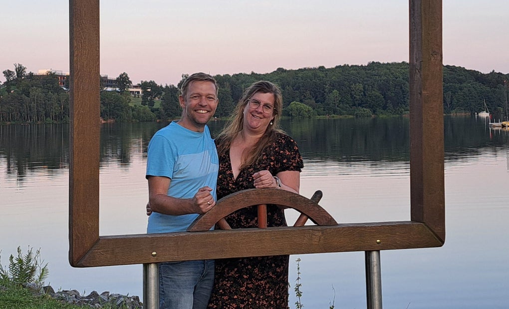 Thorsten mit seiner Frau Thorsten mit seiner Frau