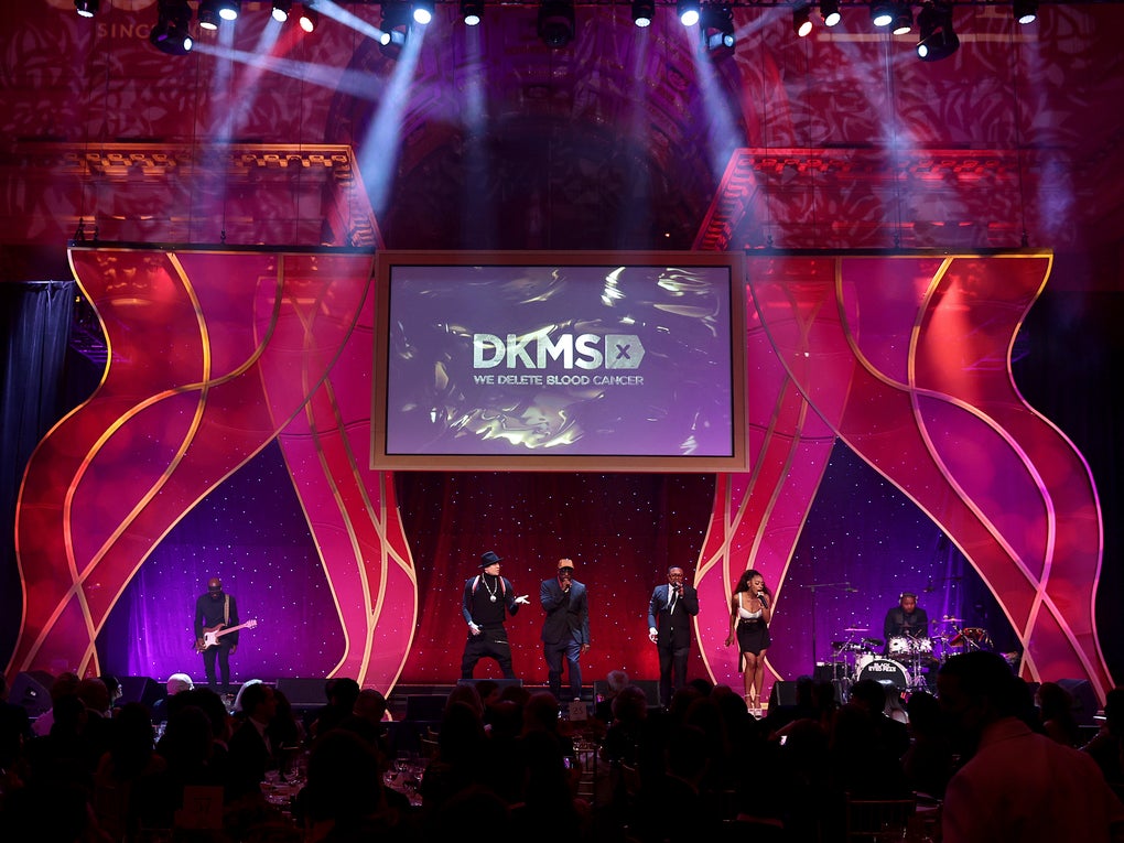 Black Eyed Peas performs onstage during the DKMS Gala 2021 Black Eyed Peas performs onstage during the DKMS Gala 2021