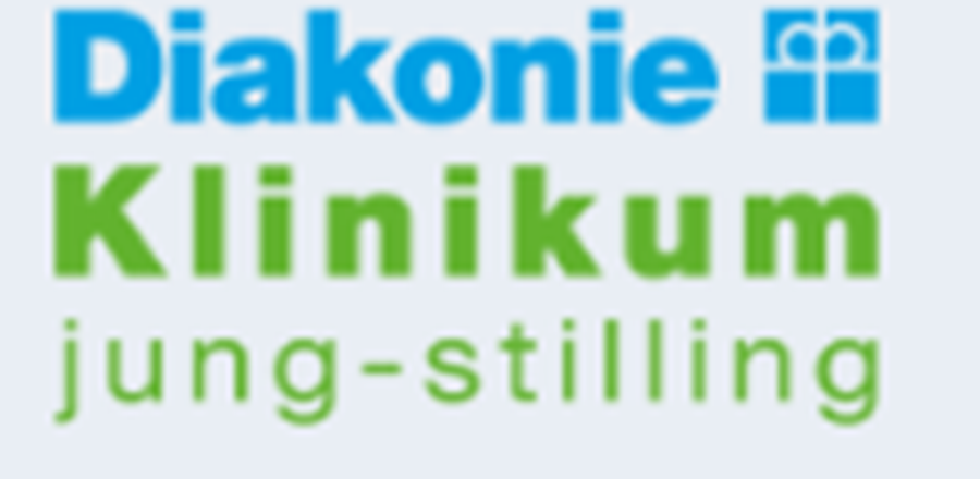 Logo des Diakonie Klinikums jung-stilling in blau/grüner Schrift