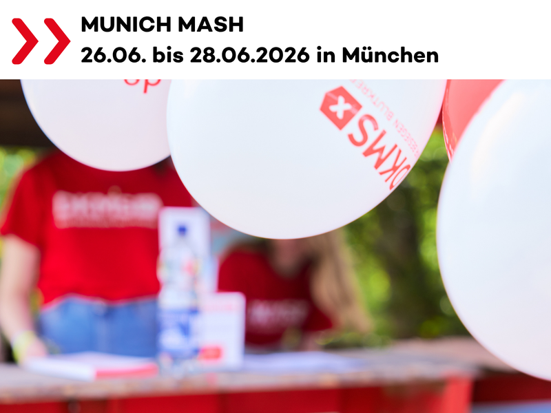 Foto von DKMS-Ballons vor dem Festivalstand der DKMS Foto von DKMS-Ballons vor dem Festivalstand der DKMS