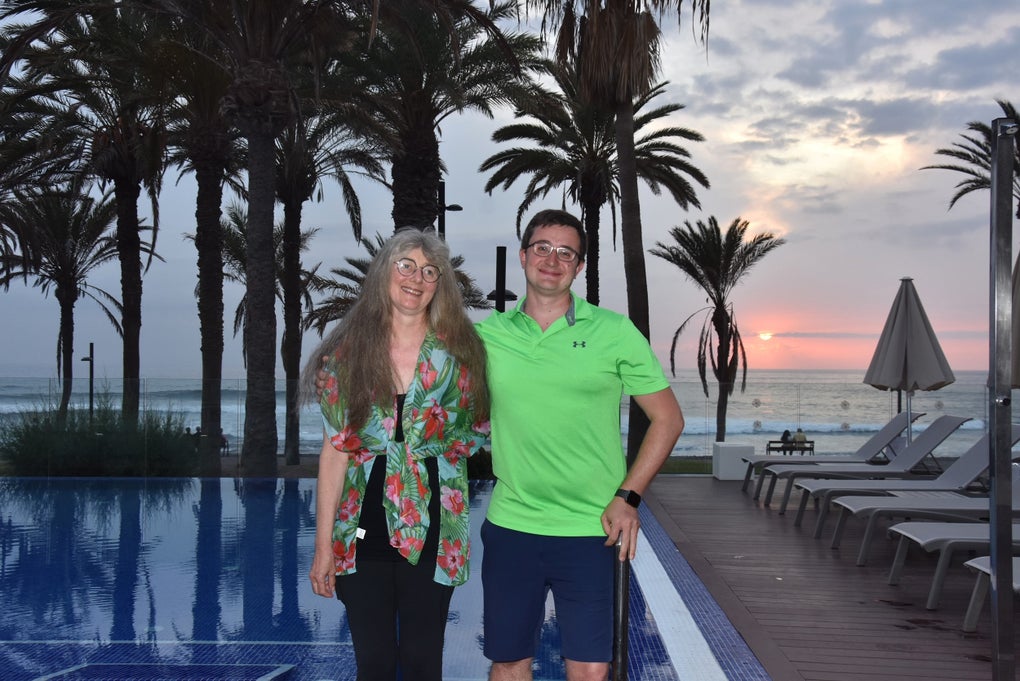 Patientin Margit mit Sohn Niklas im Urlaub Patientin Margit mit Sohn Niklas im Urlaub