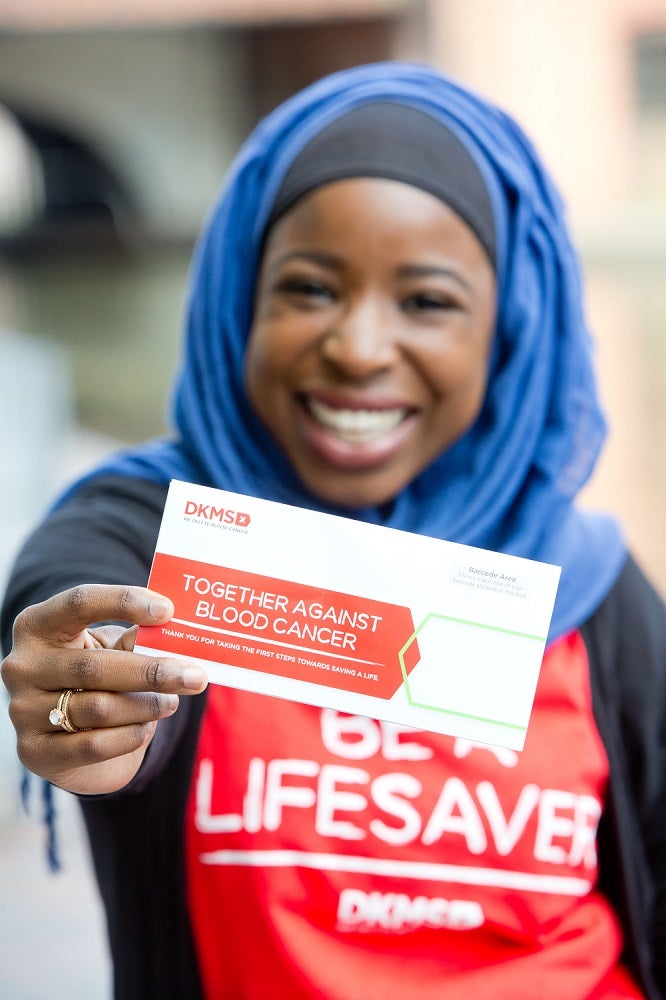 Zainab ist studentische Botschafterin am DKMS-Standort in UK Zainab ist studentische Botschafterin am DKMS-Standort in UK